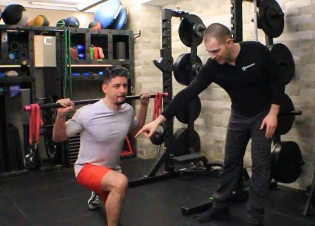 A wobble lunge used to help improve stability and control