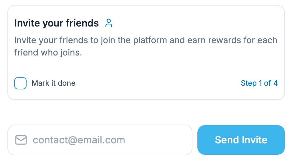 Invite Your Friends and Colleagues by Email