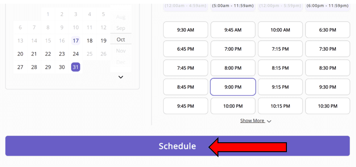 Schedule Your Exam