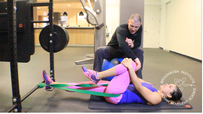 The Brookbush Institute recommends posterior-to-anterior self-administered hip joint mobilizations for individuals with suspected arthrokinematic dysfunction. 