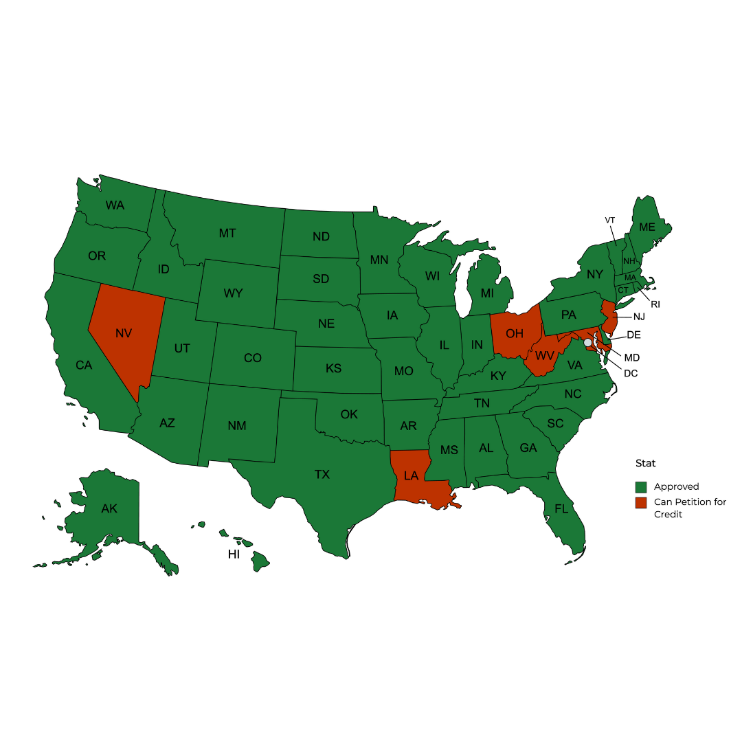 State by State Course Approval and Credit Requirements for PTs and PTAs
