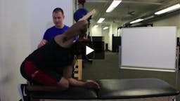 Thoracic Spine Rotational Mobilization, Stability and Strengthening Exercise - video thumbnail