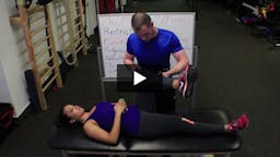 Goniometry: Hip External Rotation at 90 Degrees of Hip Flexion (90/90 Hip ER) - video thumbnail