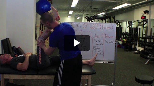 Knee Extension with Hip Flexion Goniometry (Hamstring Length Test)
