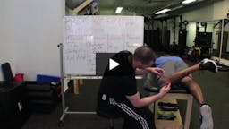 Goniometry Hip External Rotation (in Prone) - video thumbnail