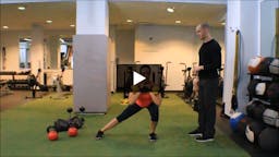 Lateral Lunge with Front Rack Resistance - video thumbnail