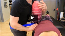 Hip Joint Lateral Manual Mobilization - video thumbnail