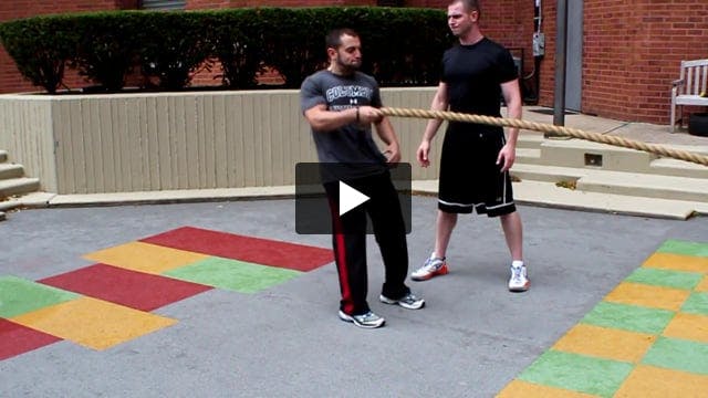 Rope Row and Sled Progressions