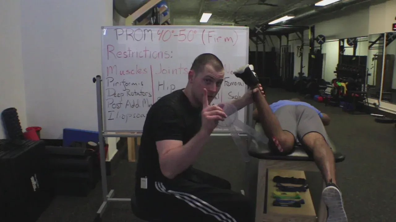 Prone Internal Rotation Test Goniometry Hip Internal Rotation (in prone) - Brookbush Institute